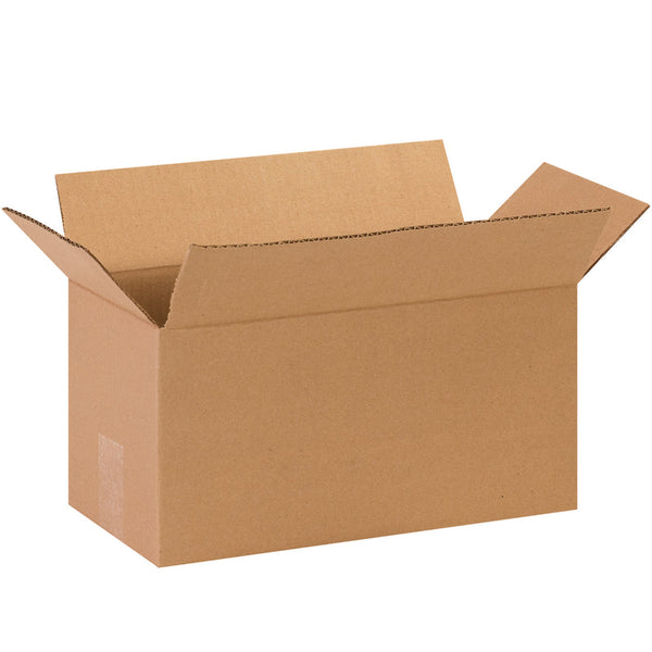 14" x 7" x 7" Kraft Single Wall 32 ECT Corrugated RSC Boxes