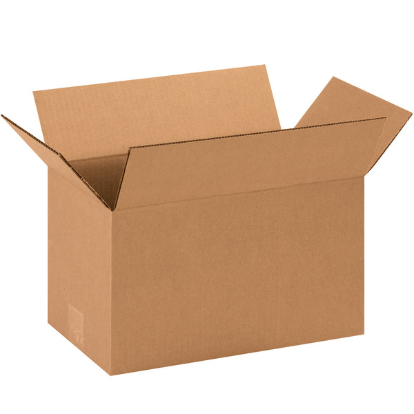 14" x 8" x 8" Kraft Single Wall 32 ECT Corrugated RSC Boxes