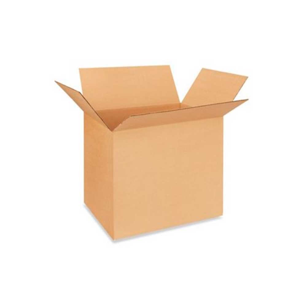 21-3/8" x 15-5/8" x 24-3/8" Kraft Single Wall 200# Corrugated RSC Boxes