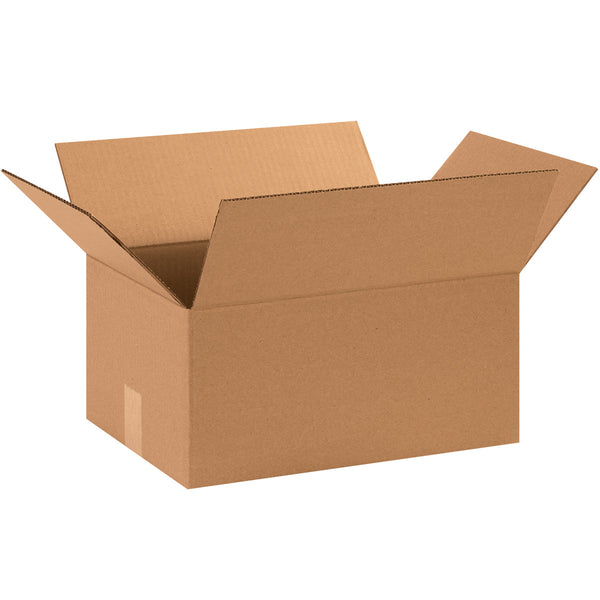 15" x 11" x 7" Kraft Single Wall 32 ECT Corrugated RSC Boxes
