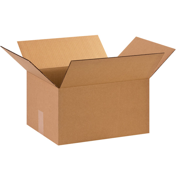 15" x 12" x 8" Kraft Single Wall 32 ECT Corrugated RSC Boxes