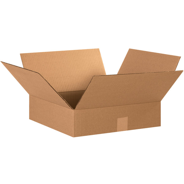 15" x 15" x 4" Kraft Single Wall 32 ECT Corrugated RSC Boxes