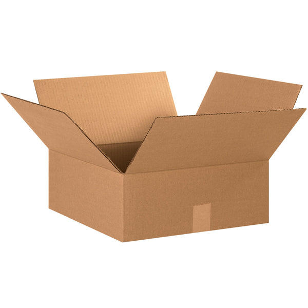 15" x 15" x 6" Kraft Single Wall 32 ECT Corrugated RSC Boxes