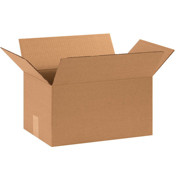 15" x 9" x 8" Kraft Single Wall 32 ECT Corrugated RSC Boxes