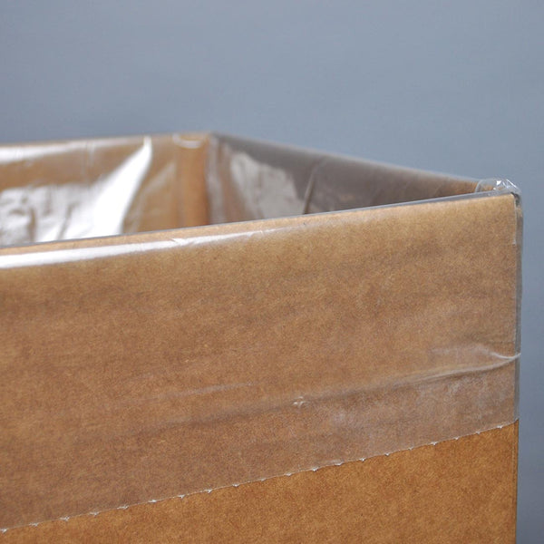 12" x 10" x 24" Clear 1.5 mil LDPE Gusset Bags