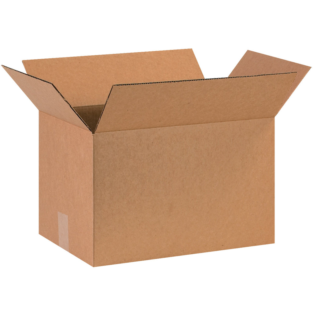 16" x 10" x 10" Kraft Single Wall 32 ECT Corrugated RSC Boxes