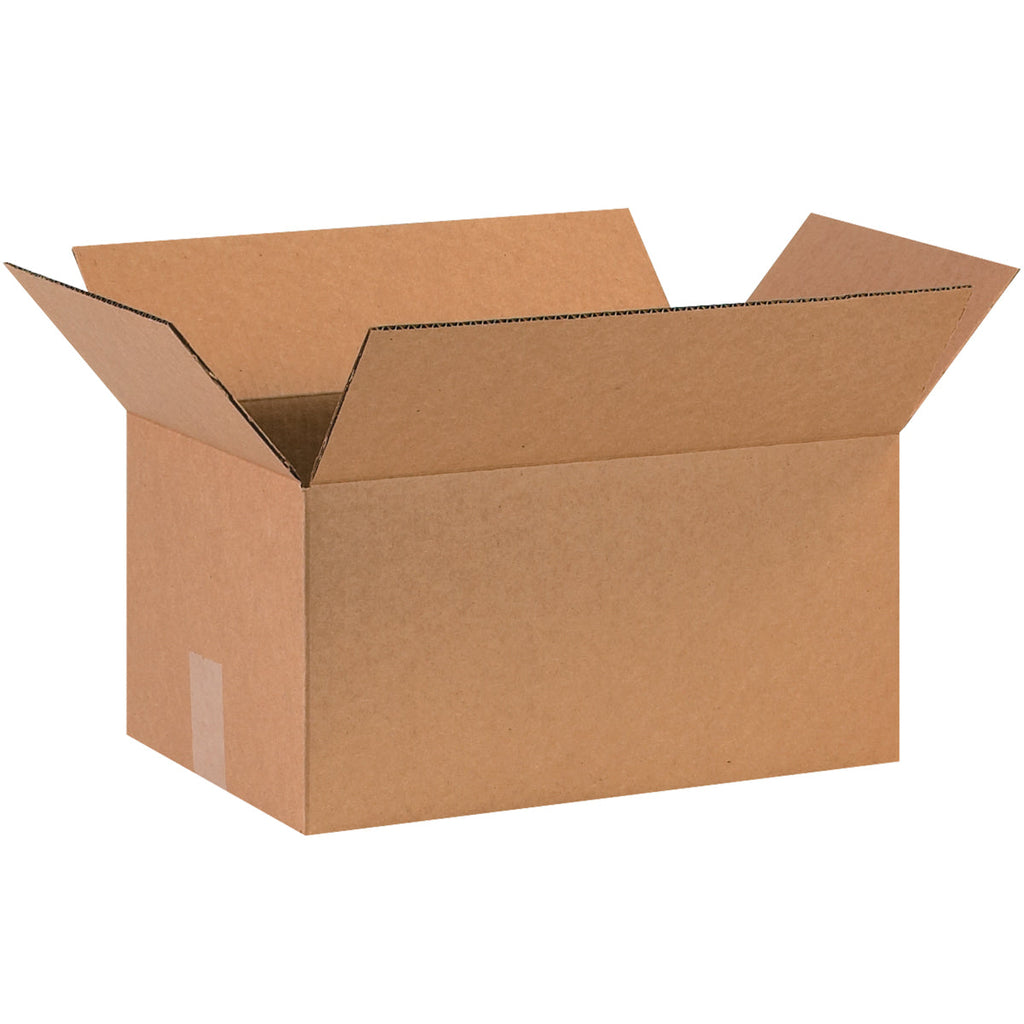 16" x 10" x 8" Kraft Single Wall 32 ECT Corrugated RSC Boxes