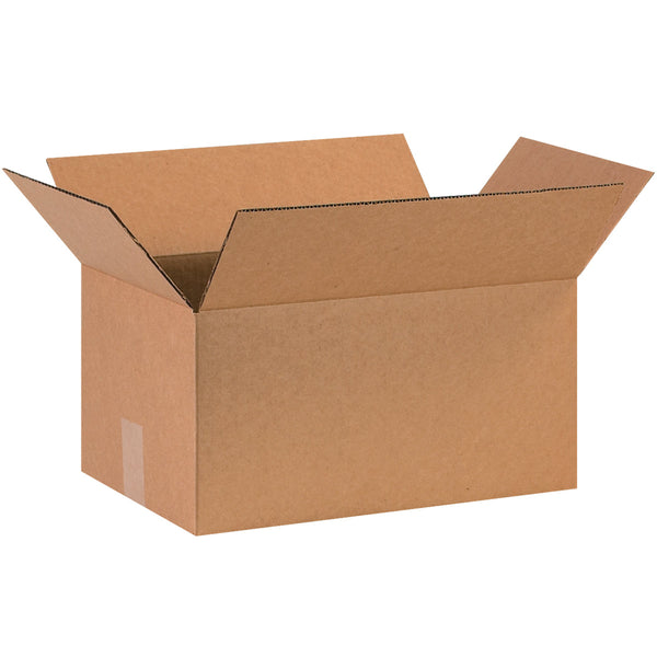 16" x 10" x 8" Kraft Single Wall 32 ECT Corrugated RSC Boxes