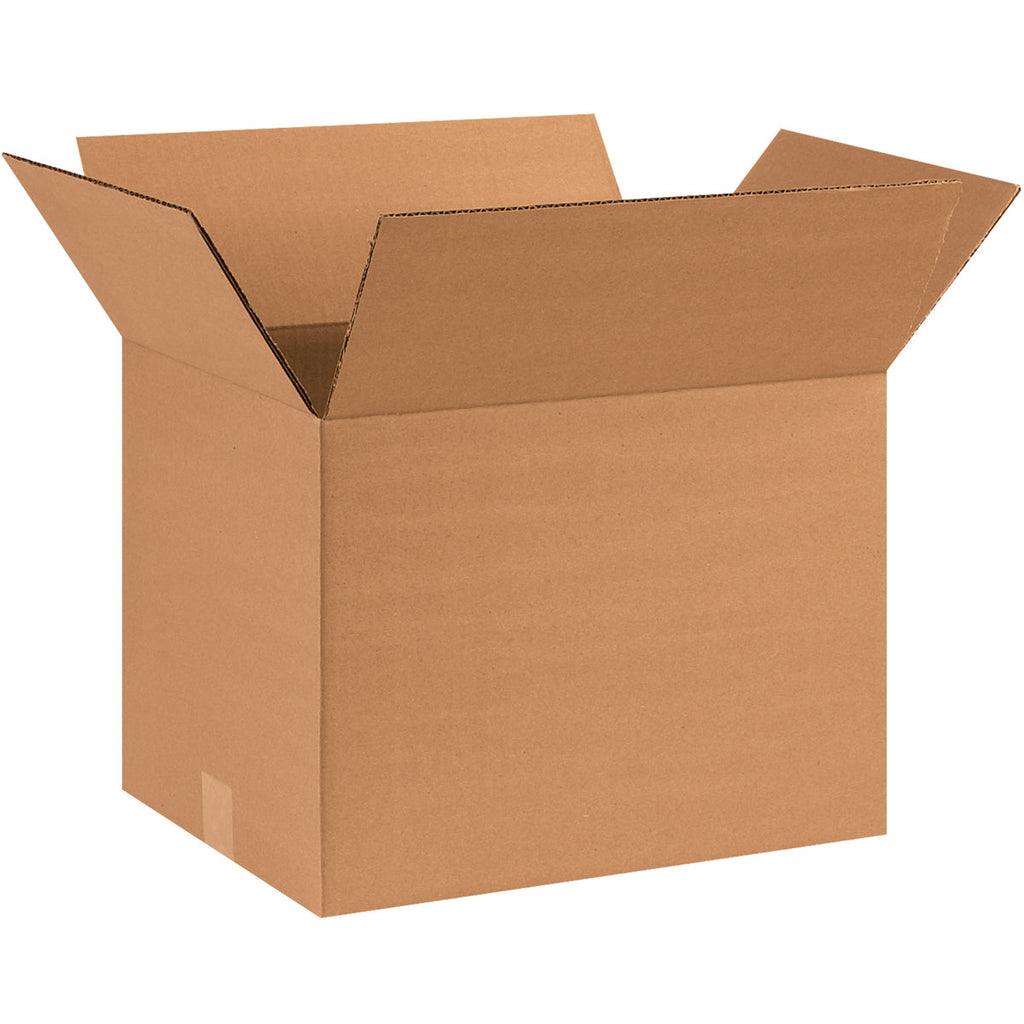 16" x 12" x 12" Kraft Single Wall 32 ECT Corrugated RSC Boxes