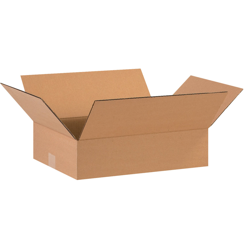 16" x 12" x 4" Kraft Single Wall 32 ECT Corrugated RSC Boxes