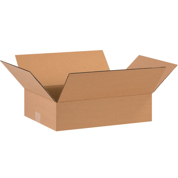 16" x 12" x 4" Kraft Single Wall 32 ECT Corrugated RSC Boxes
