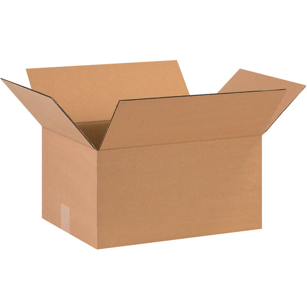 16" x 12" x 8" Kraft Single Wall 32 ECT Corrugated RSC Boxes