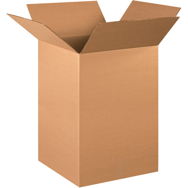 16" x 16" x 26" Kraft Single Wall 200# Corrugated RSC Boxes
