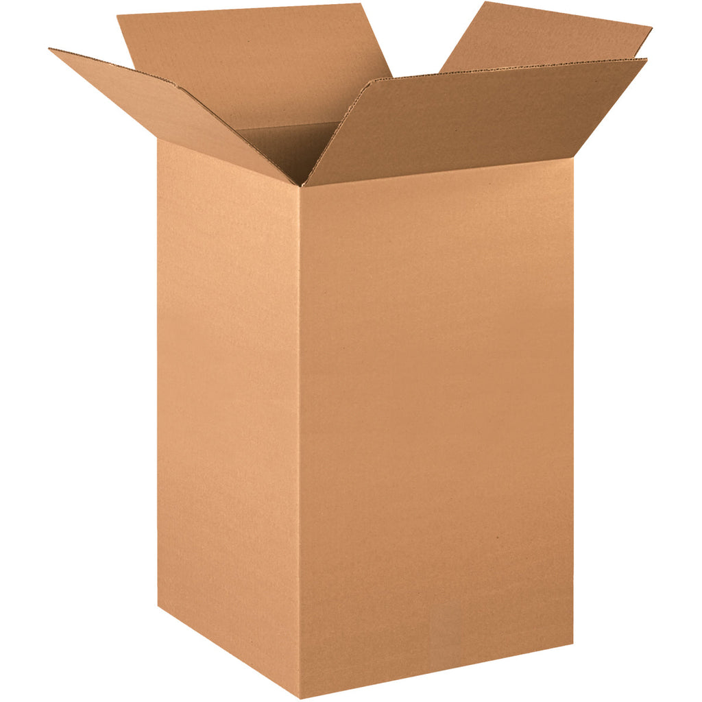 16" x 16" x 30" Kraft Single Wall 200# Corrugated RSC Boxes