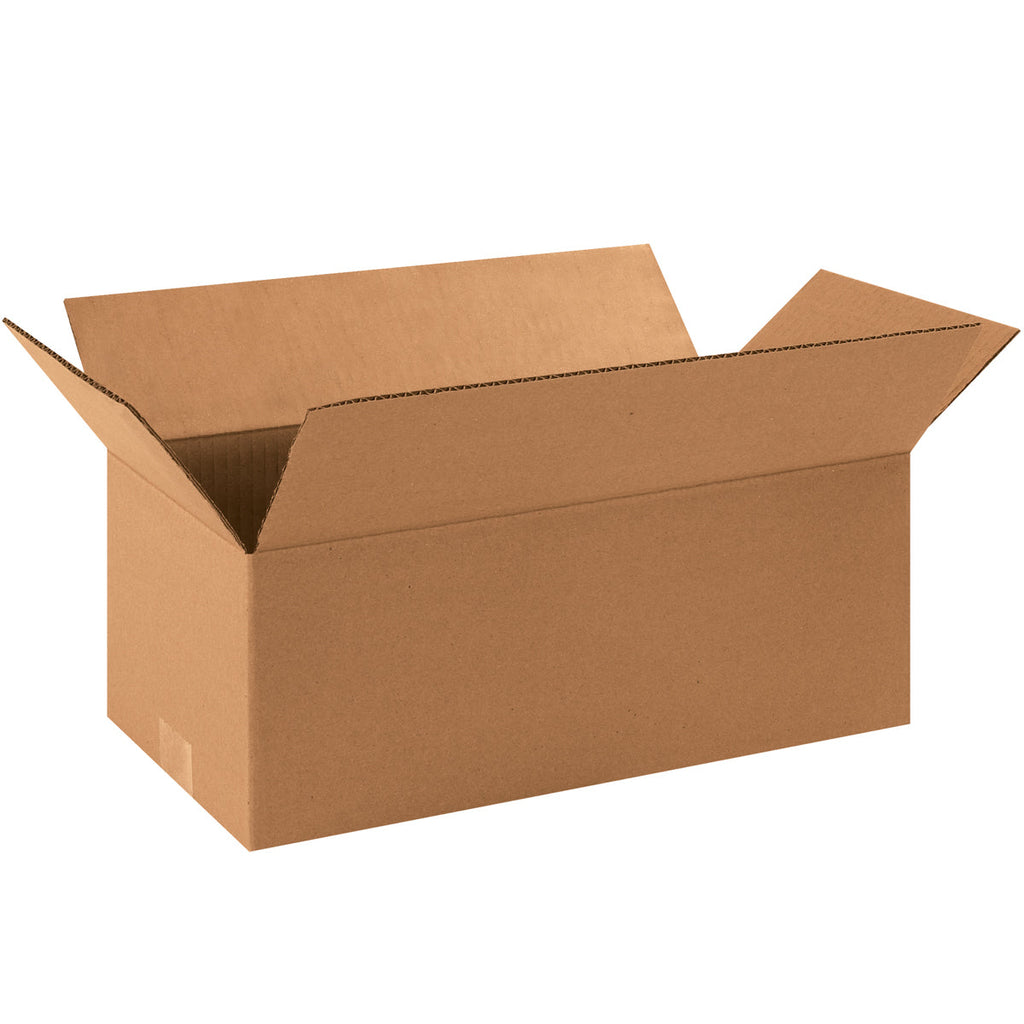 16" x 8" x 6" Kraft Single Wall 32 ECT Corrugated RSC Boxes