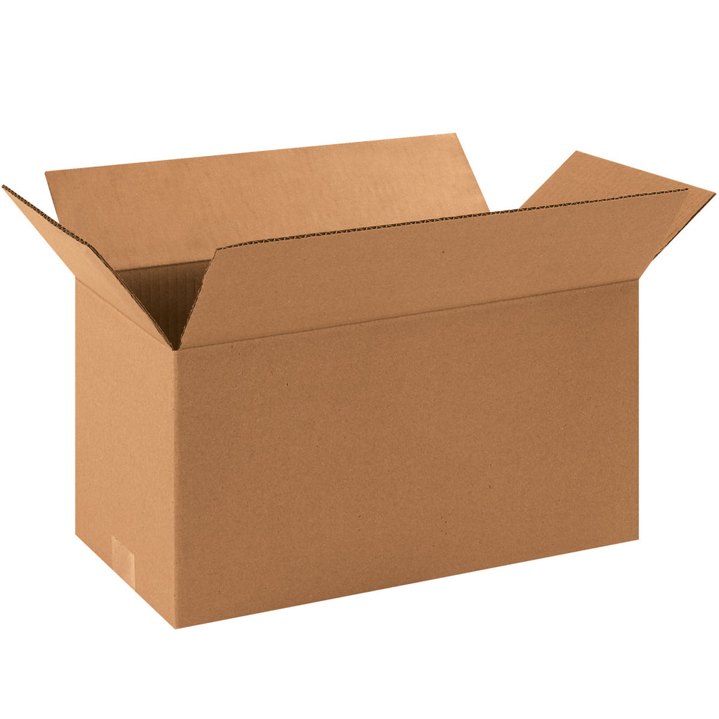 16" x 8" x 8" Kraft Single Wall 32 ECT Corrugated RSC Boxes