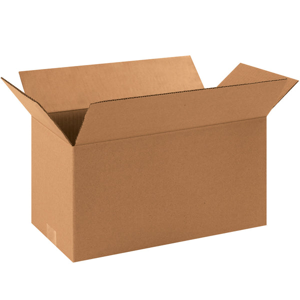 16" x 8" x 8" Kraft Single Wall 32 ECT Corrugated RSC Boxes