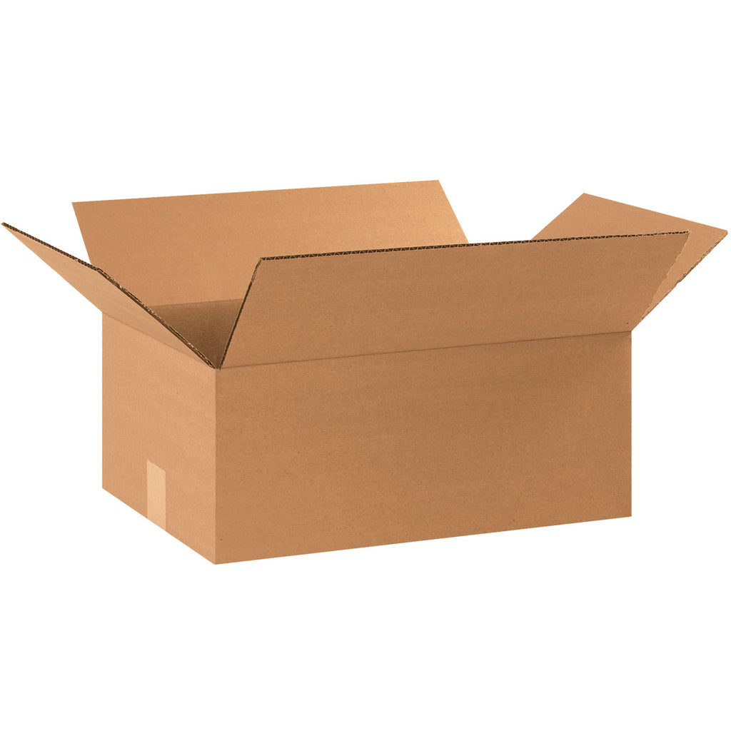 17-1/4" x 11-1/4" x 7-1/2" Kraft Single Wall 32 ECT Corrugated RSC Boxes