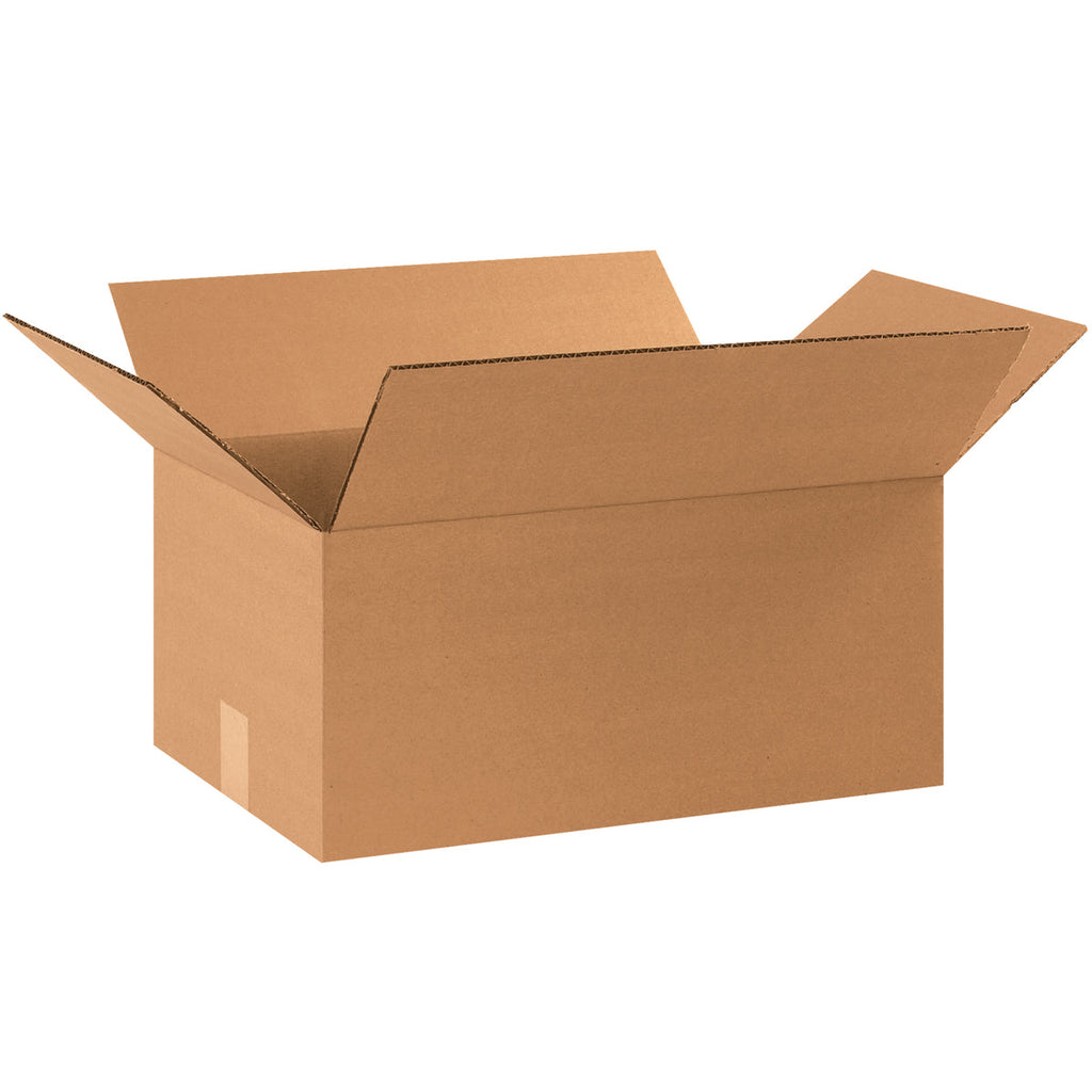 17-1/4" x 17-1/4" x 8" Kraft Single Wall 32 ECT Corrugated RSC Boxes