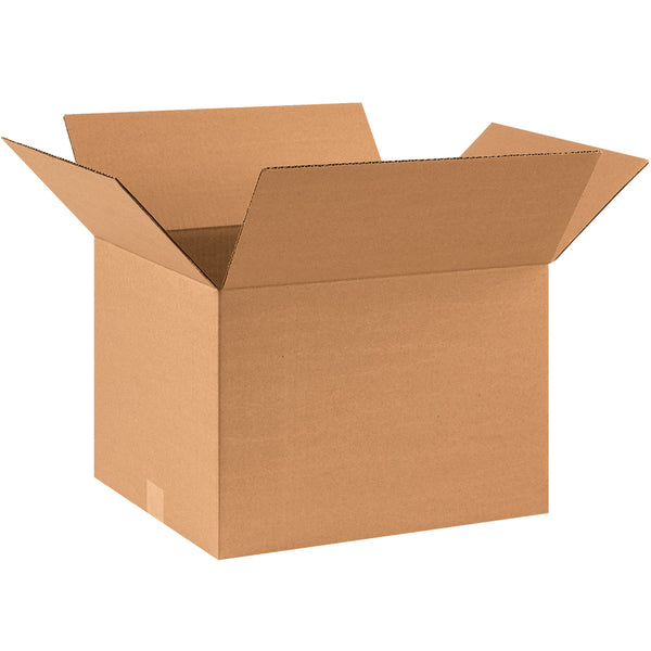 17-1/4" x 14-1/4" x 12-1/2" Kraft Single Wall 32 ECT Corrugated RSC Boxes