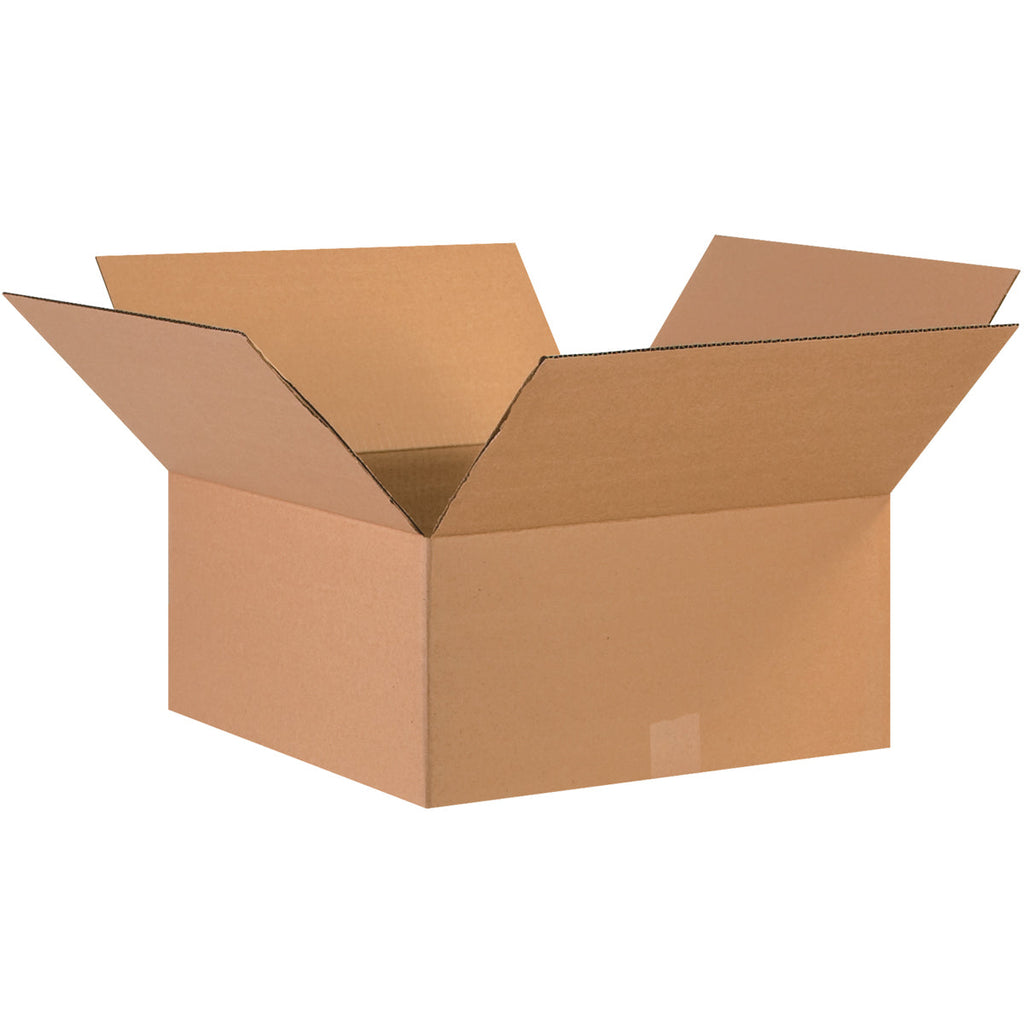 17" x 17" x 8" Kraft Single Wall 32 ECT Corrugated RSC Boxes