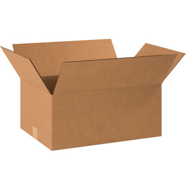 18-1/4" x 12-1/4" x 8" Kraft Single Wall 32 ECT Corrugated RSC Boxes
