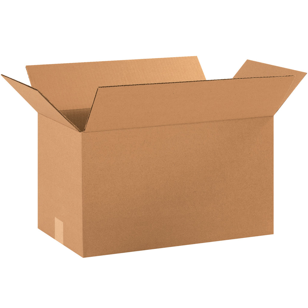 18" x 10" x 10" Kraft Single Wall 32 ECT Corrugated RSC Boxes