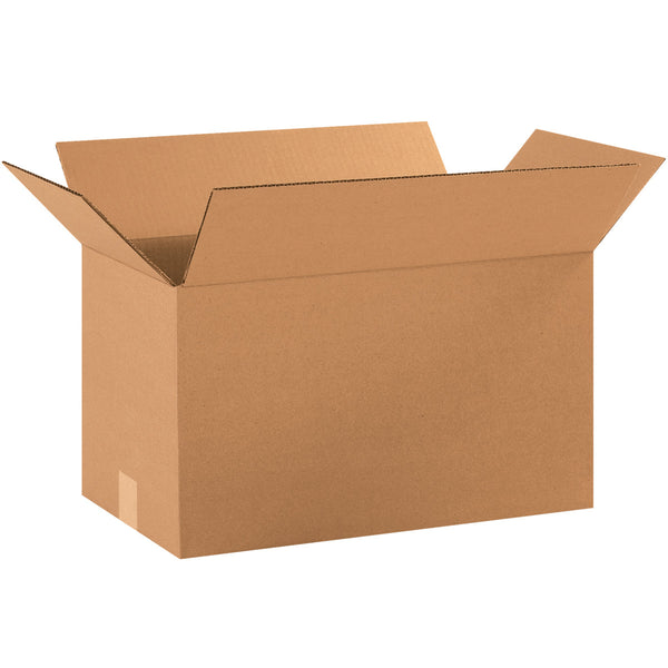 18" x 10" x 10" Kraft Single Wall 32 ECT Corrugated RSC Boxes