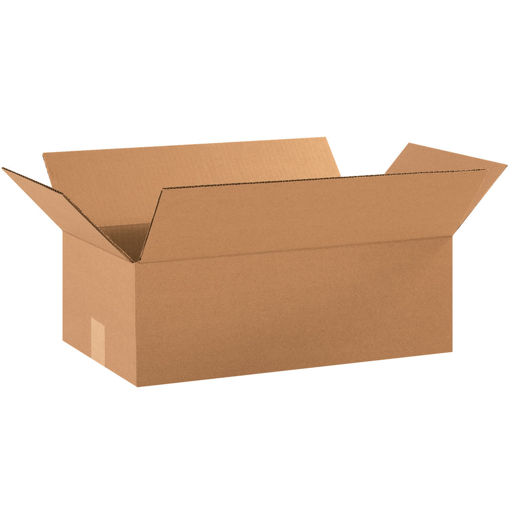 18" x 10" x 6" Kraft Single Wall 32 ECT Corrugated RSC Boxes