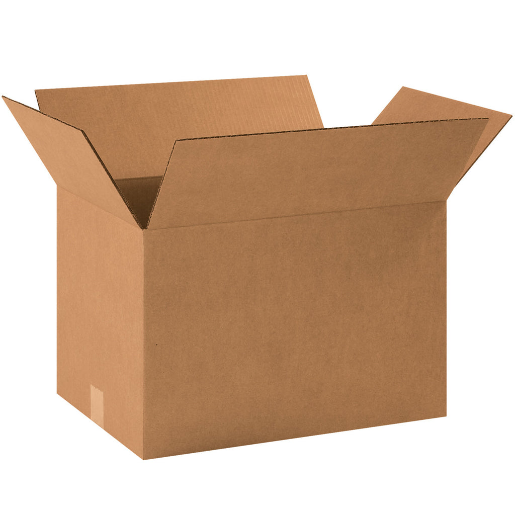 18" x 13" x 12" Kraft Single Wall 32 ECT Corrugated RSC Boxes