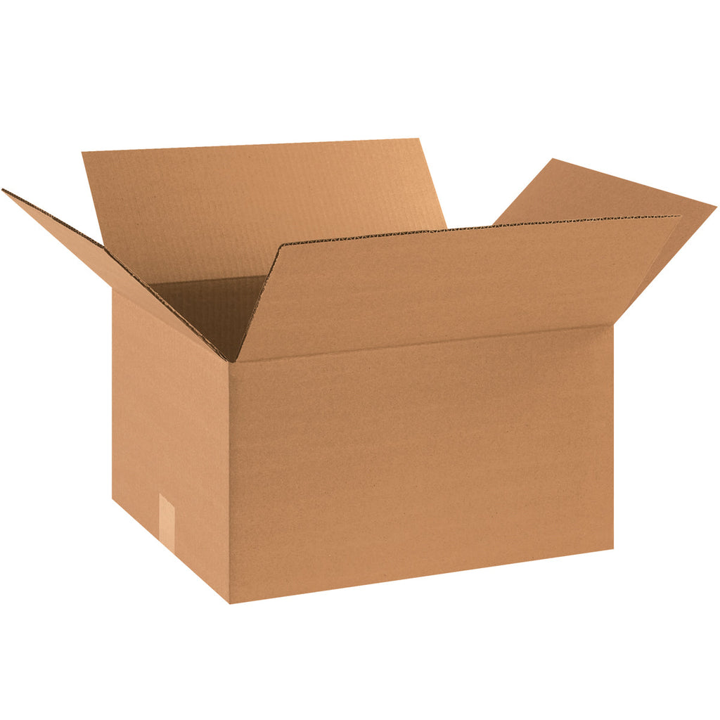 18" x 14" x 10" Kraft Single Wall 32 ECT Corrugated RSC Boxes