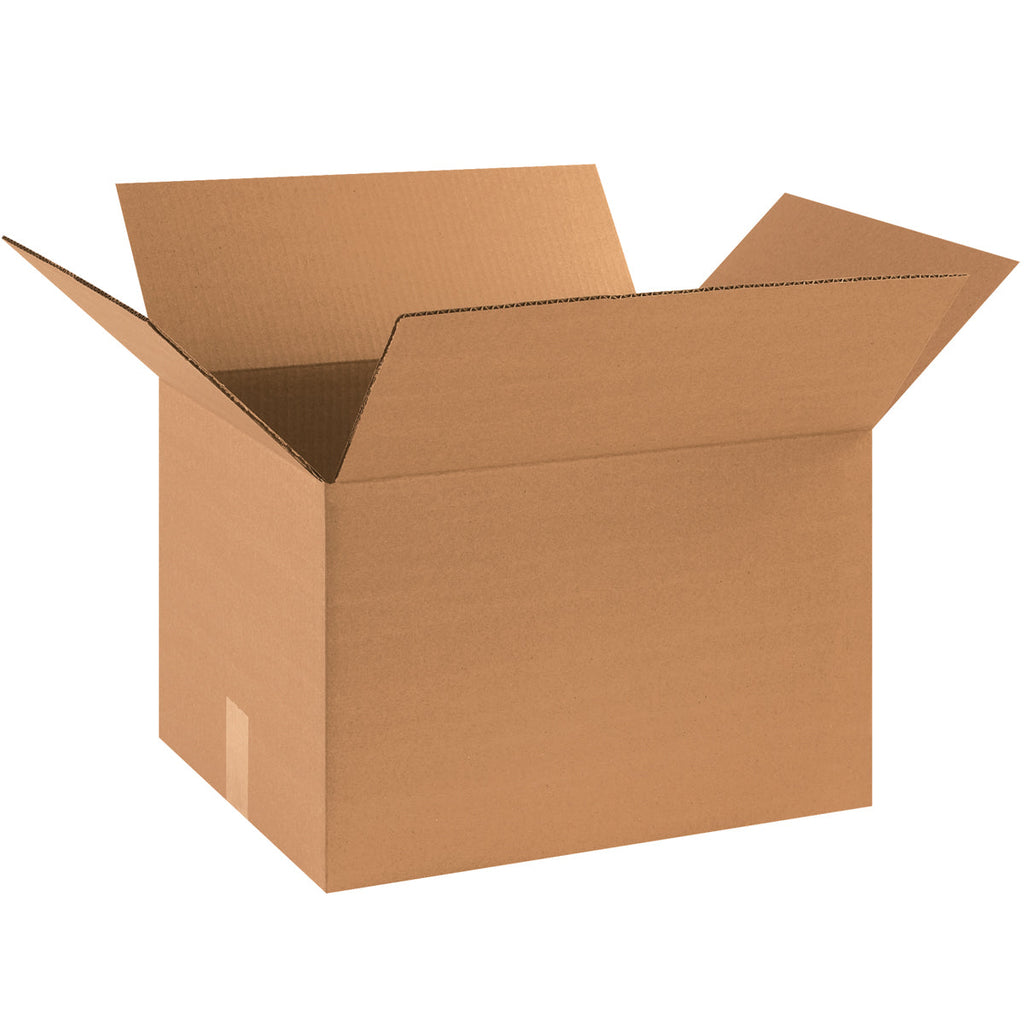 18" x 14" x 12" Kraft Single Wall 40 ECT Corrugated RSC Boxes