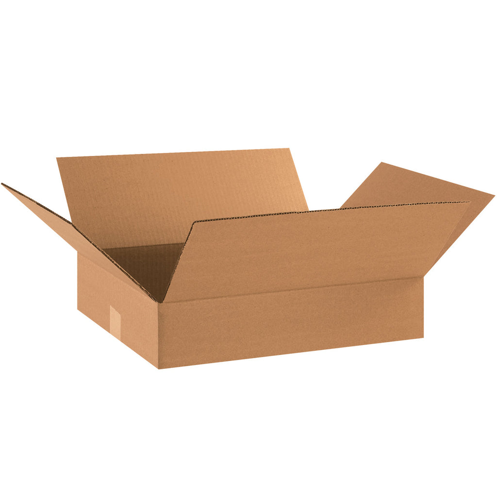18" x 14" x 4" Kraft Single Wall 32 ECT Corrugated RSC Boxes