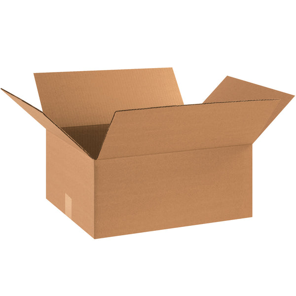 18" x 14" x 8" Kraft Single Wall 32 ECT Corrugated RSC Boxes