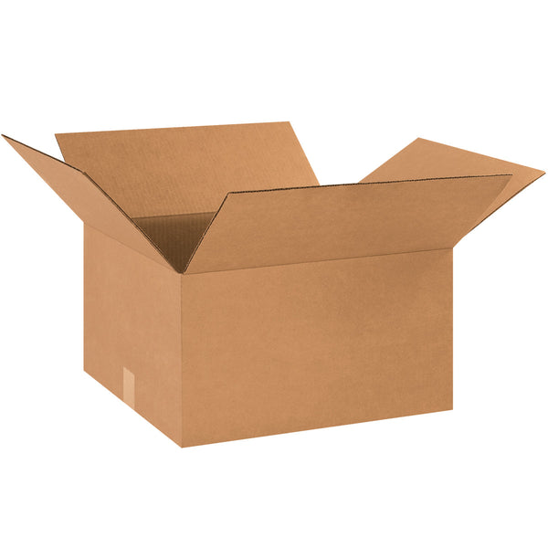 18" x 16" x 10" Kraft Single Wall 32 ECT Corrugated RSC Boxes