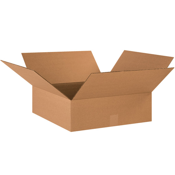 18" x 18" x 6" Kraft Single Wall 32 ECT Corrugated RSC Boxes