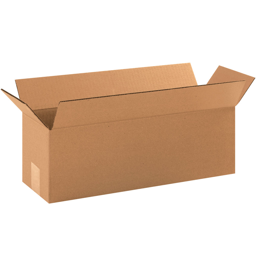 18" x 6" x 6" Kraft Single Wall 32 ECT Corrugated RSC Boxes