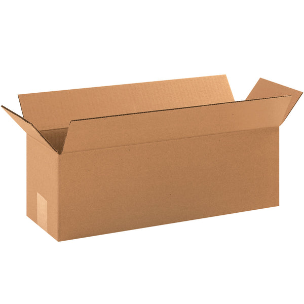 18" x 6" x 6" Kraft Single Wall 32 ECT Corrugated RSC Boxes