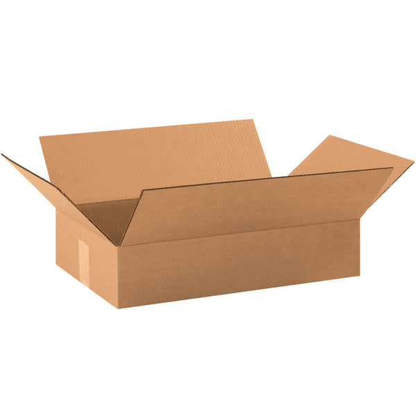 19" x 12" x 4" Kraft Single Wall 32 ECT Corrugated RSC Boxes