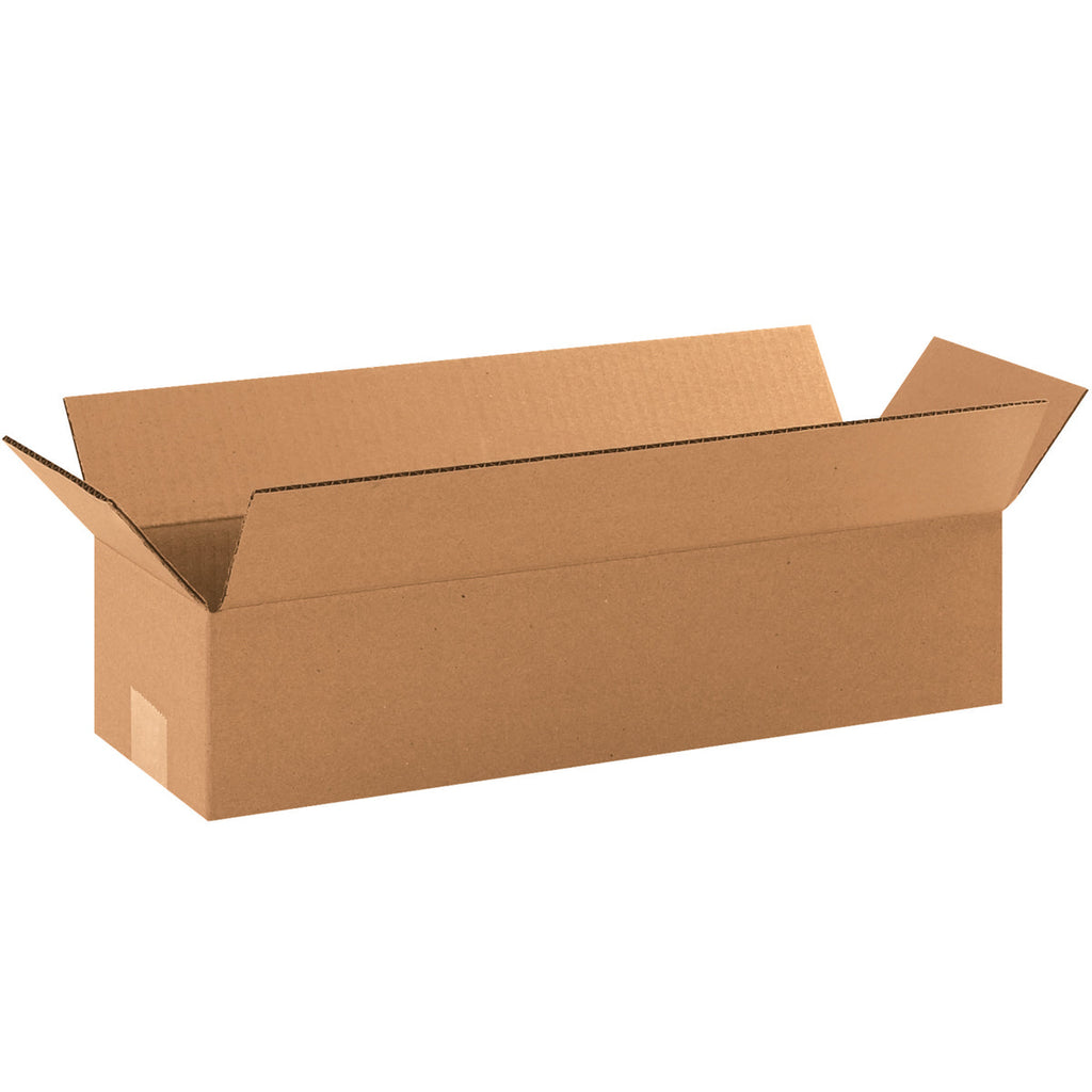 19" x 6" x 4" Kraft Single Wall 32 ECT Corrugated RSC Boxes