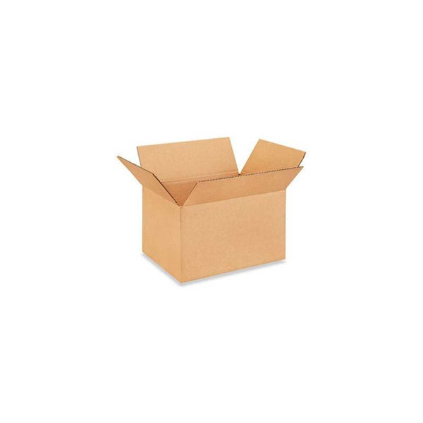 12-1/4" x 10-1/2" x 8" Kraft Single Wall 32 ECT Corrugated RSC Boxes