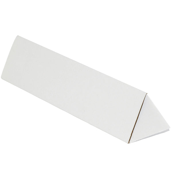 2" x 18-1/4" White 200# Corrugated Triangular Mailing Tubes