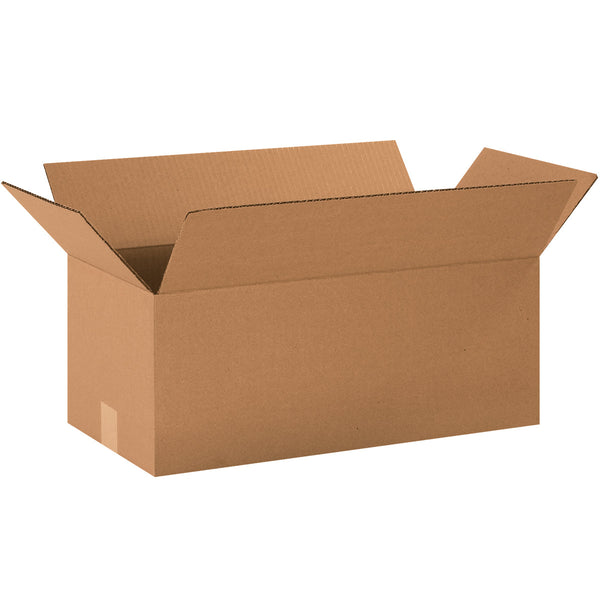 20" x 10" x 8" Kraft Single Wall 32 ECT Corrugated RSC Boxes