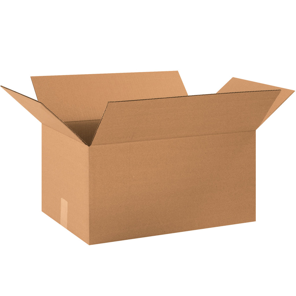 20" x 13" x 10" Kraft Single Wall 32 ECT Corrugated RSC Boxes
