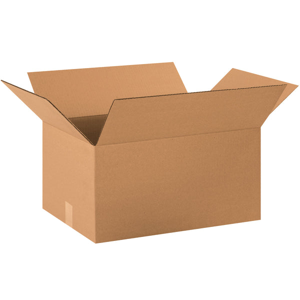 20" x 14" x 10" Kraft Single Wall 32 ECT Corrugated RSC Boxes