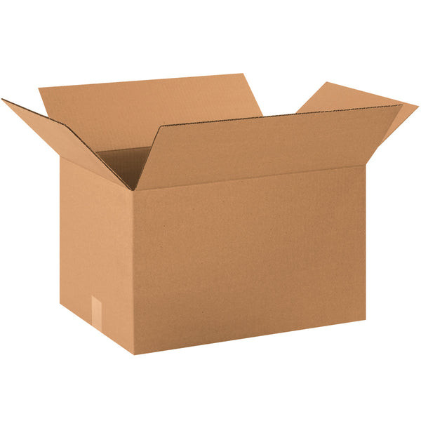 20" x 14" x 12" Kraft Single Wall 32 ECT Corrugated RSC Boxes