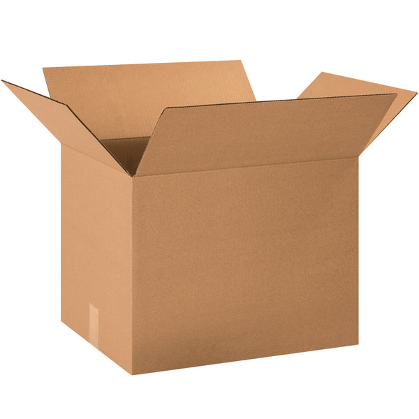20" x 15" x 15" Kraft Single Wall 200# Corrugated RSC Boxes