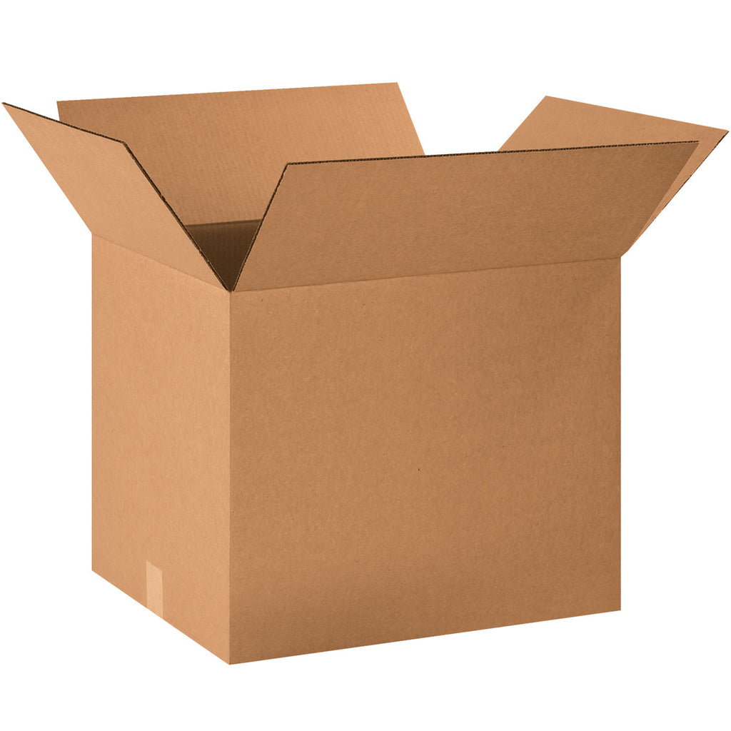 20" x 16" x 16" Kraft Single Wall 200# Corrugated RSC Boxes