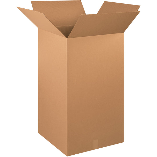 20" x 20" x 36" Kraft Single Wall 200# Corrugated RSC Boxes