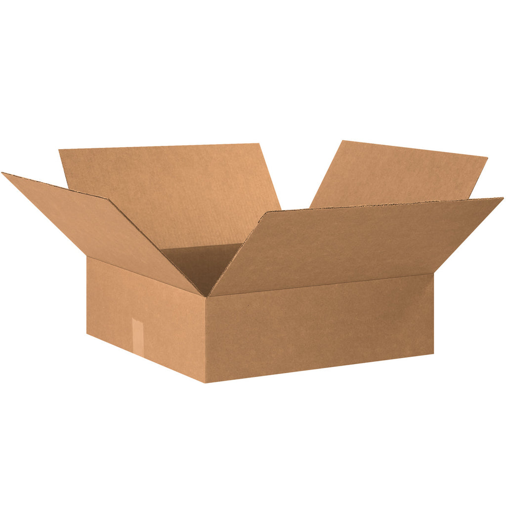 20" x 20" x 6" Kraft Single Wall 200# Corrugated RSC Boxes